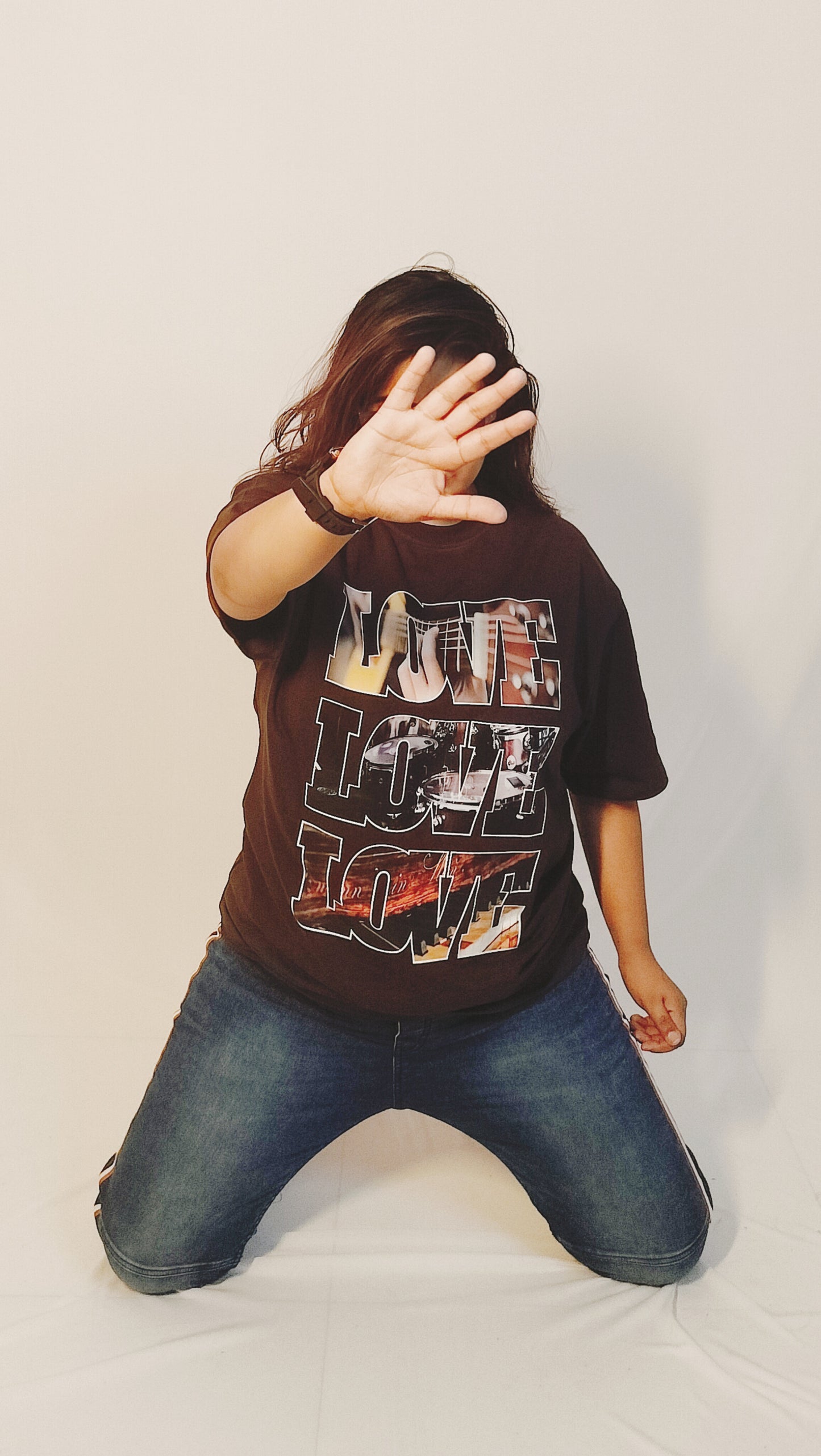 Love Love Love (Colour - Cocoa | Style - Unisex | Fit - Oversize)