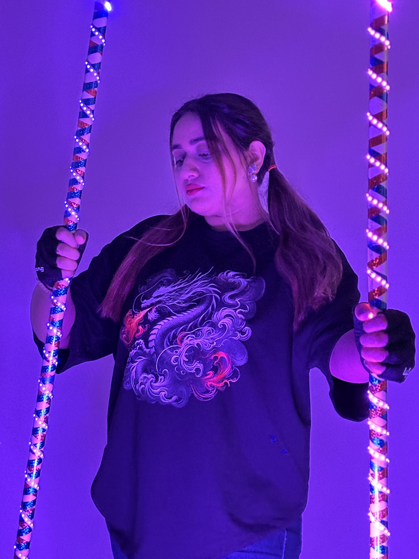 Fiery Flaming Fury (Colour - Night | Style - Unisex | Fit - Drop Shoulder)