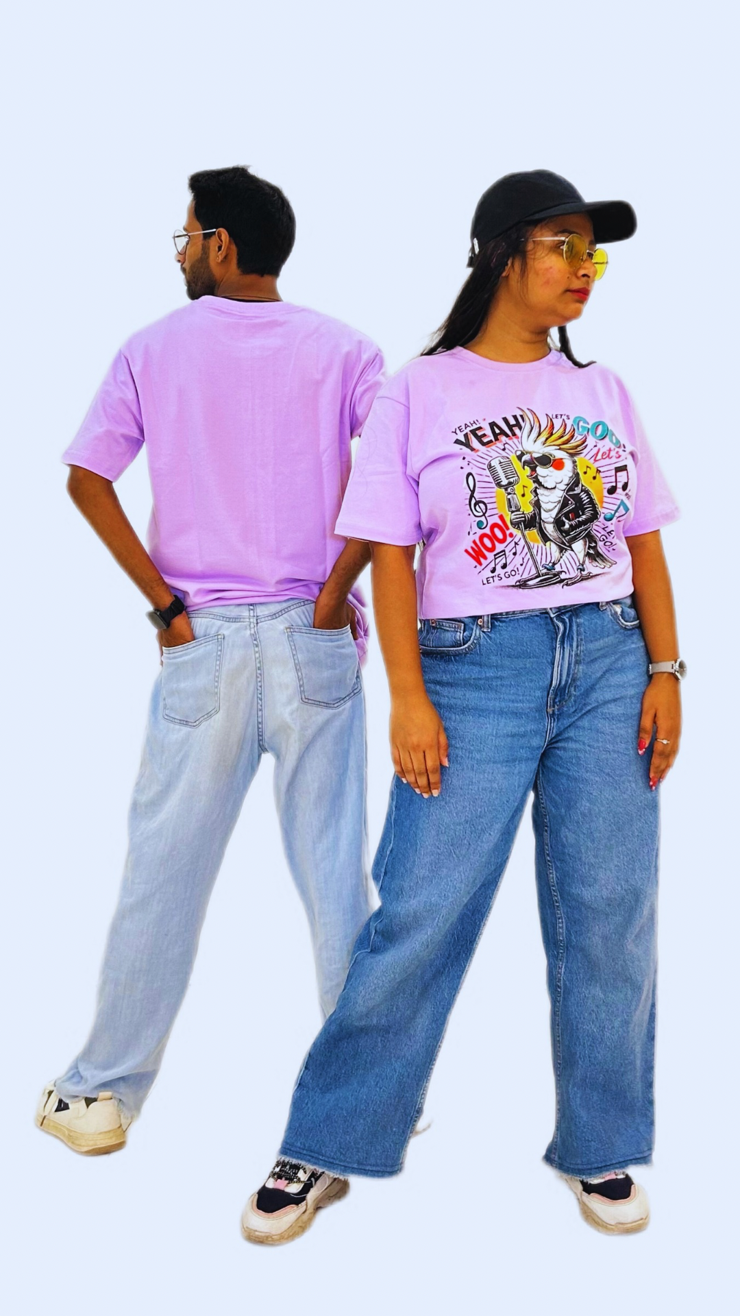 Kool Kinetic Karaoke (Colour - Berry | Style - Unisex | Fit - Drop Shoulder)