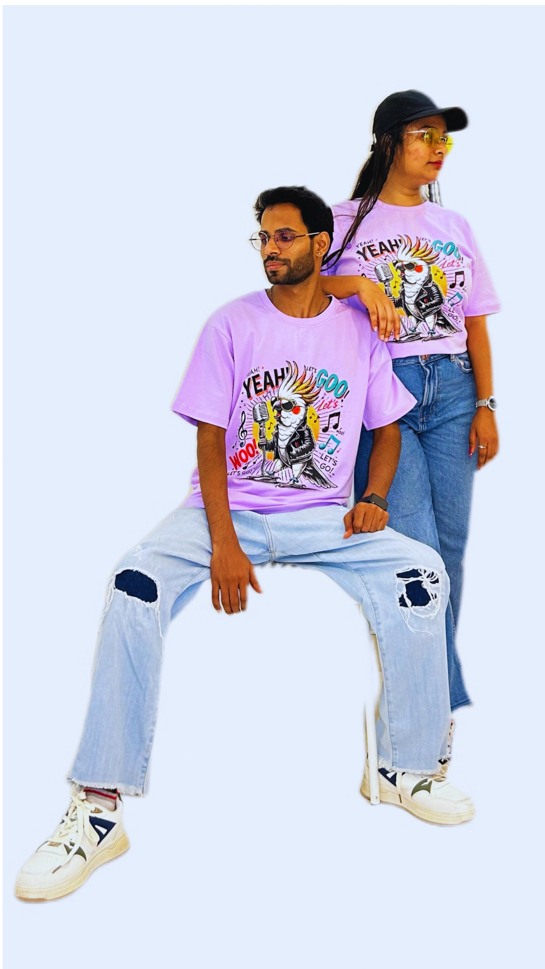 Kool Kinetic Karaoke (Colour - Berry | Style - Unisex | Fit - Drop Shoulder)